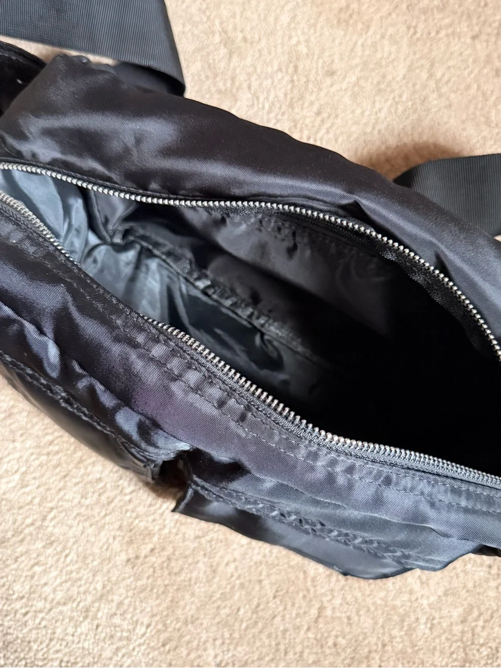 In4mation Black Sling Bag